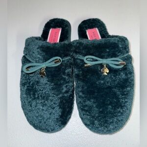Kate Spade Green Slippers Size 6B